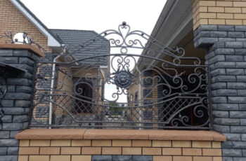 Кованый забор